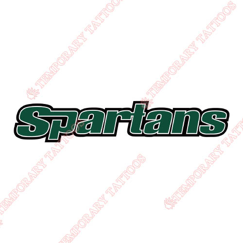 USC Upstate Spartans Customize Temporary Tattoos Stickers NO.6725